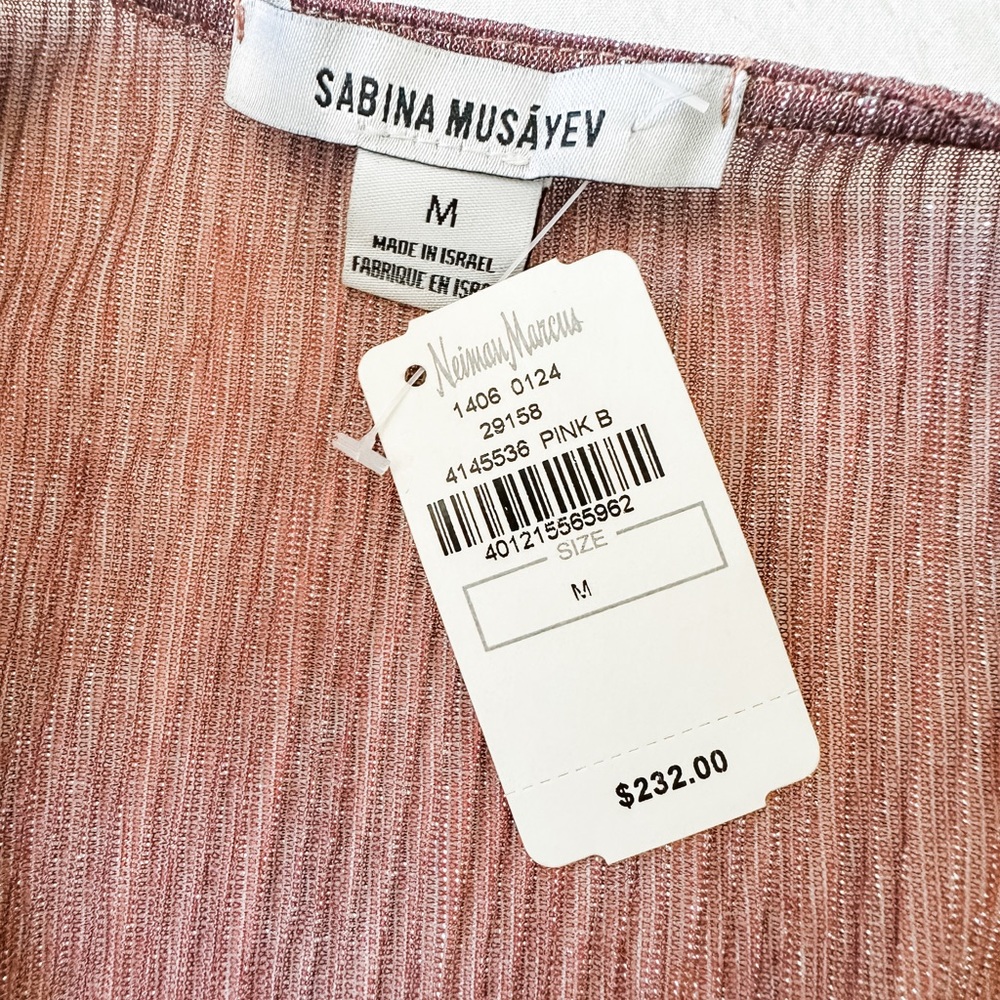 Sabina Musayev Carry Mini Dress in Pink - New With Tags - Picture 9 of 9